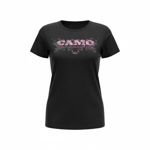 Team Realtree Womens Black Camo Never Looked So Good T Shirt X-Large